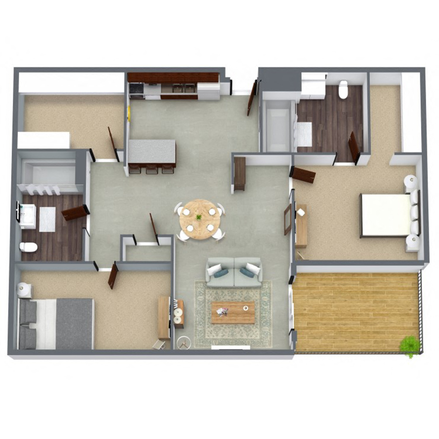 Gallery Floor Plan at 1501 Jackson in Omaha, NE