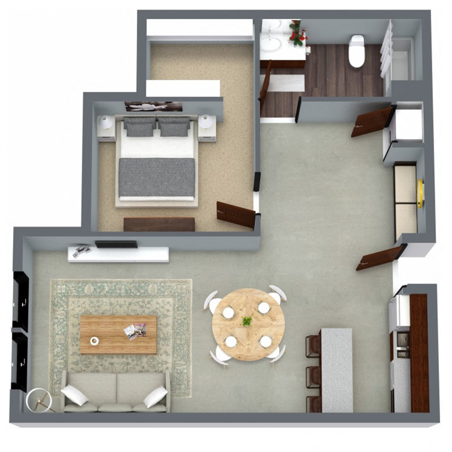 Tavern Floor Plan at 1501 Jackson in Omaha, NE