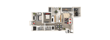 2 Bedroom, 2 Bath with Den