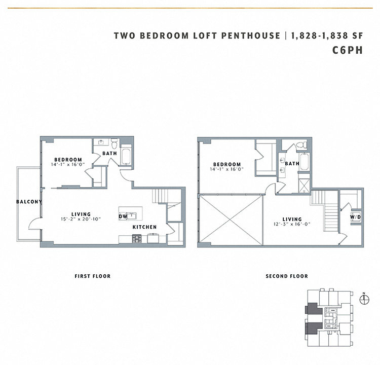 Two Bedroom Loft Penthouse C6PH Hallasan