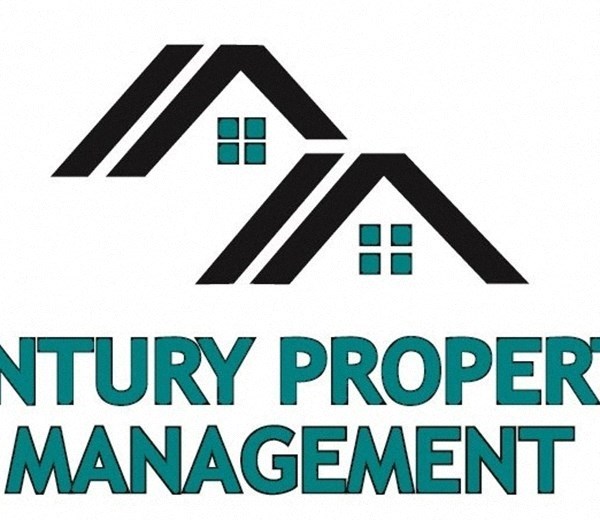 a logo for a property management company with a house and the words injury property management