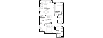 2 Bed/2 Bath - B2