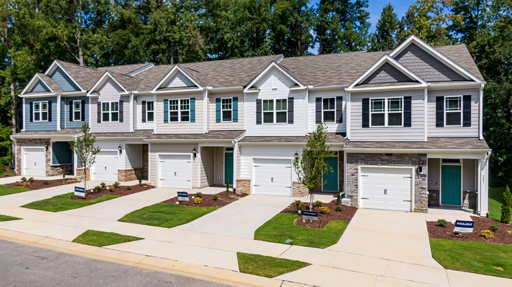 a white house with white doors and white shutters