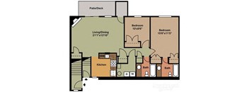 Two Bedroom Style F