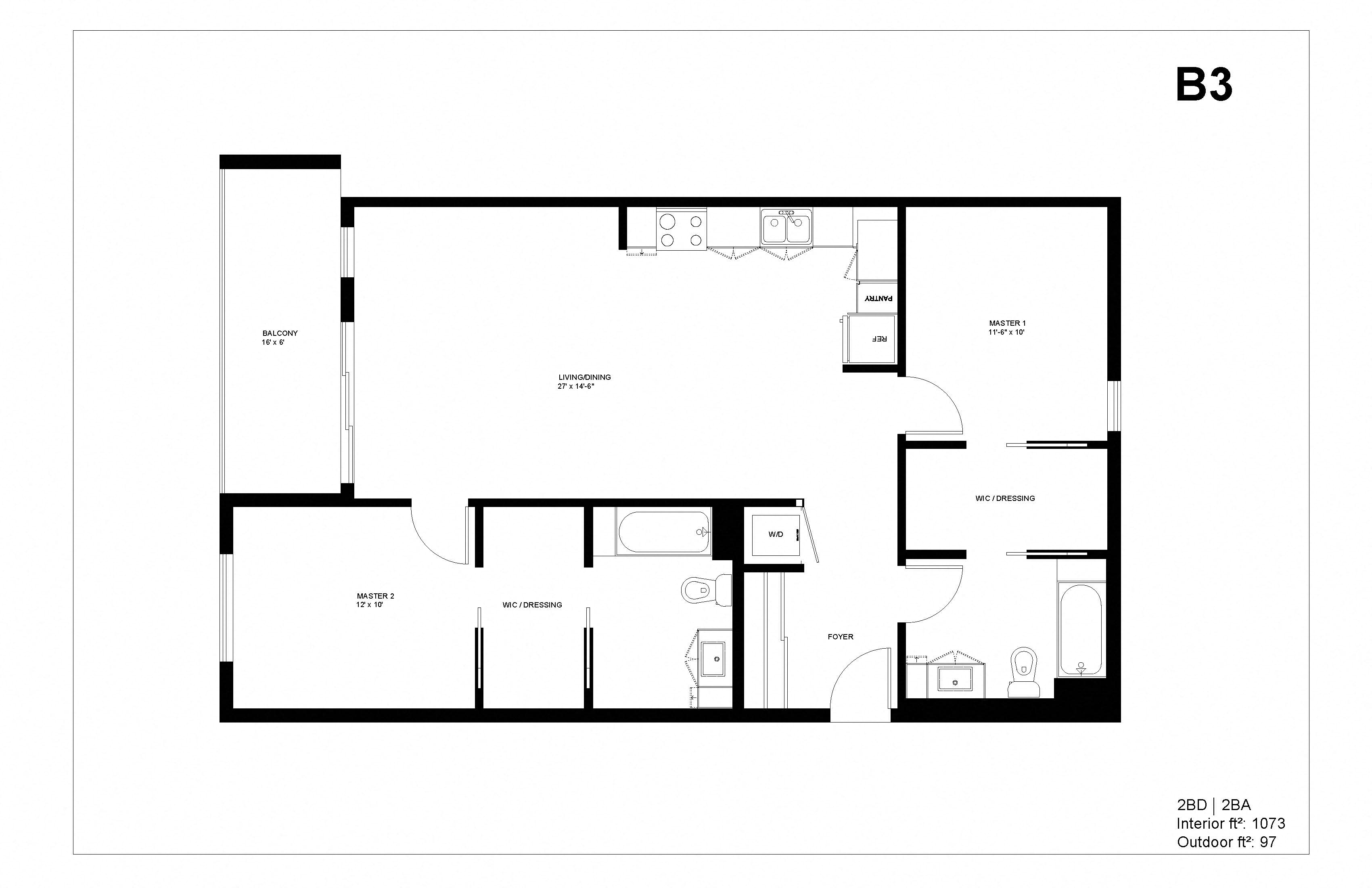 5800 Harold Way Studio-3 Beds Apartment for Rent - Photo Gallery 19