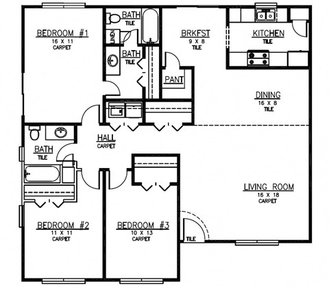 600 Deerfield Road Studio-4 Beds Apartment for Rent - Photo Gallery 15