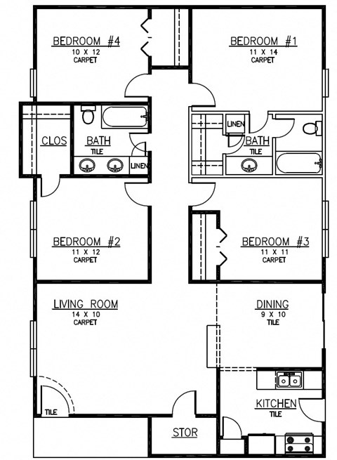 600 Deerfield Road Studio-4 Beds Apartment for Rent - Photo Gallery 11