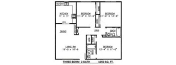 3 BDRM- 2 BATH FL