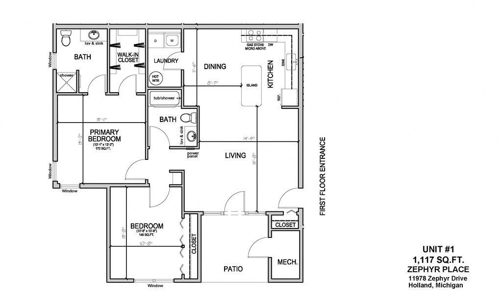 the plan of the third floor of the house showcasing the layouts of the various rooms