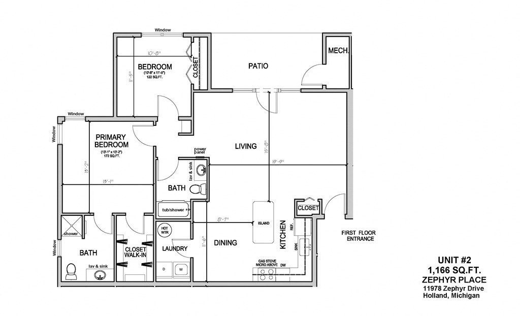 the typical floor plan of the residence
