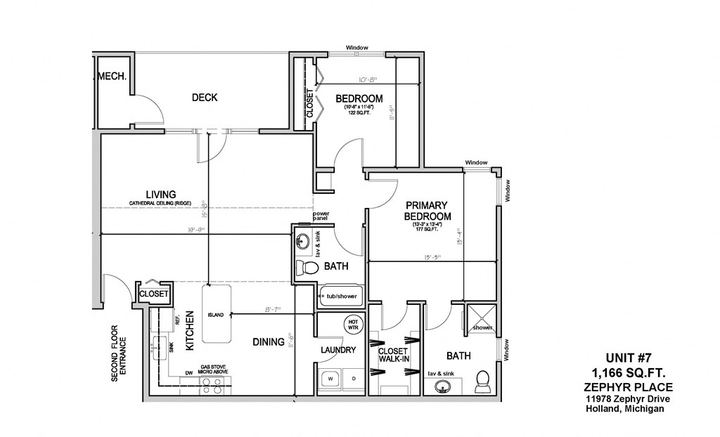 a floor plan of a house with a mix of bedrooms and baths