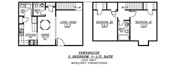2 BDRM TOWNHOUSE