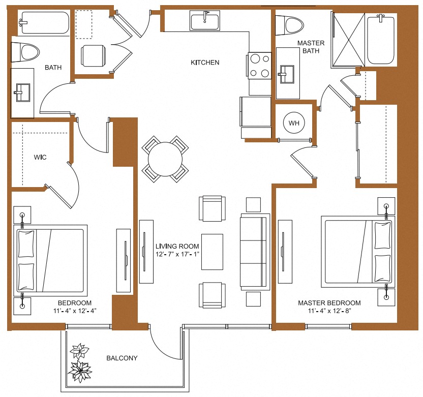 2 Bed/2 Bath-B4
