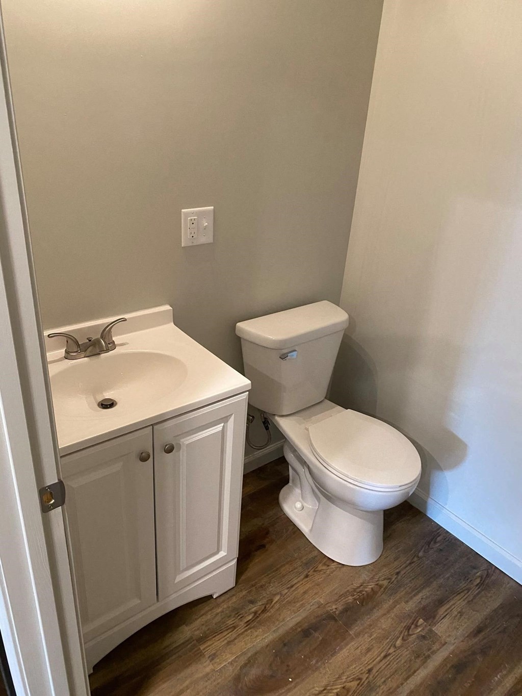 a small bathroom with a toilet and a sink