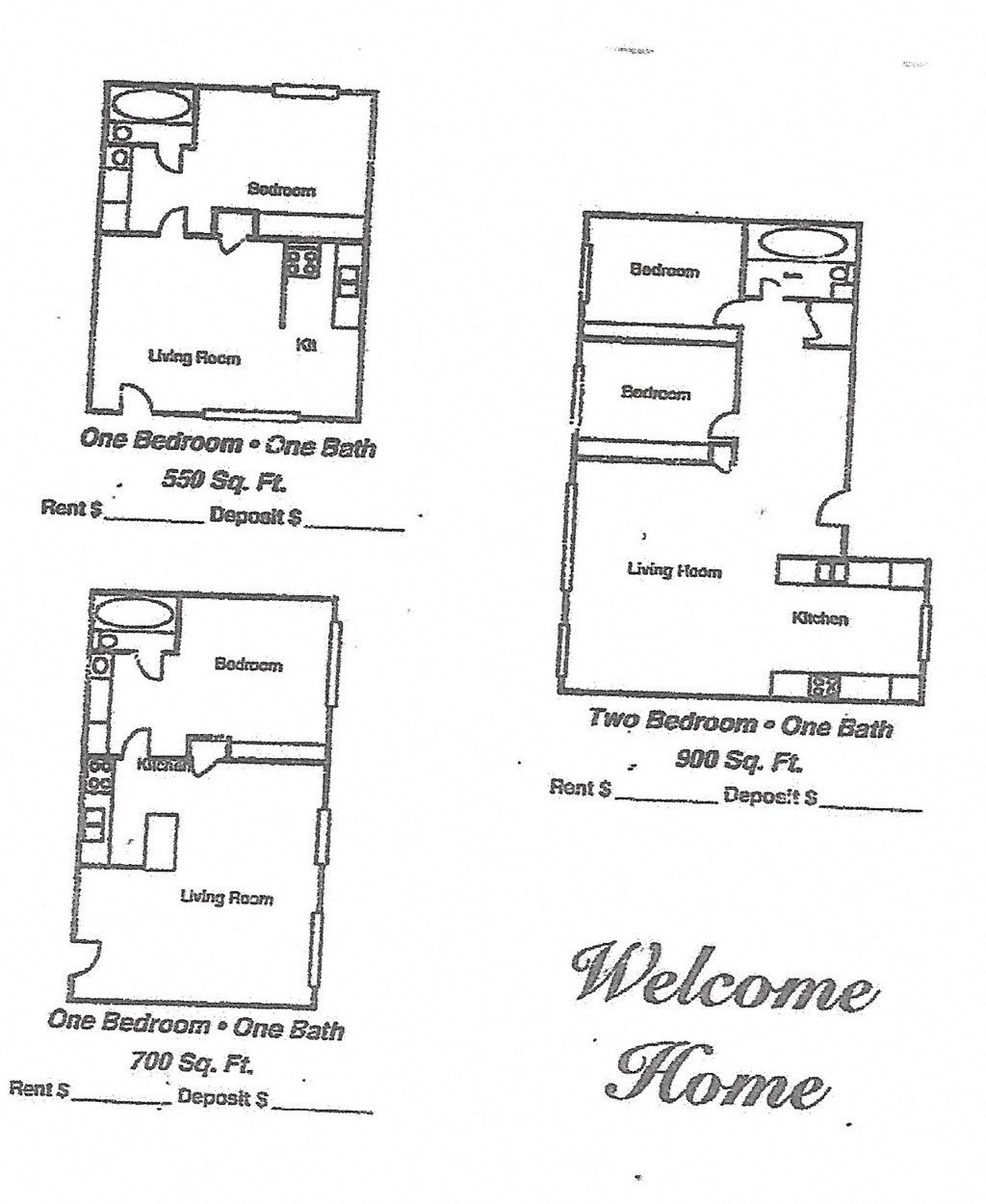 the plan of third and fourth floors of the home