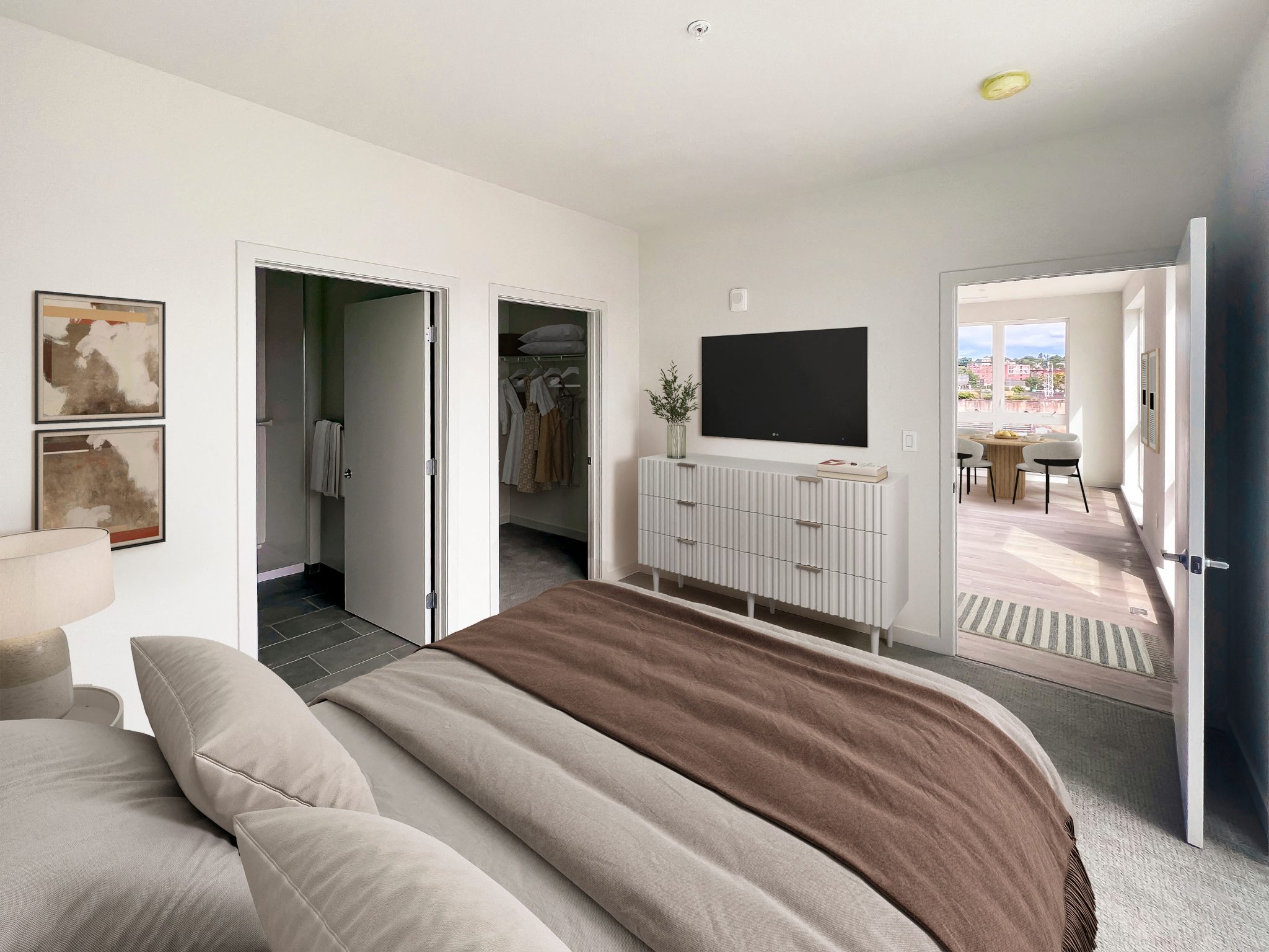 B8 Bedroom, Closet, and Bathroom The Revington