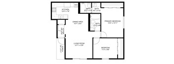 2 BD, 2 BA