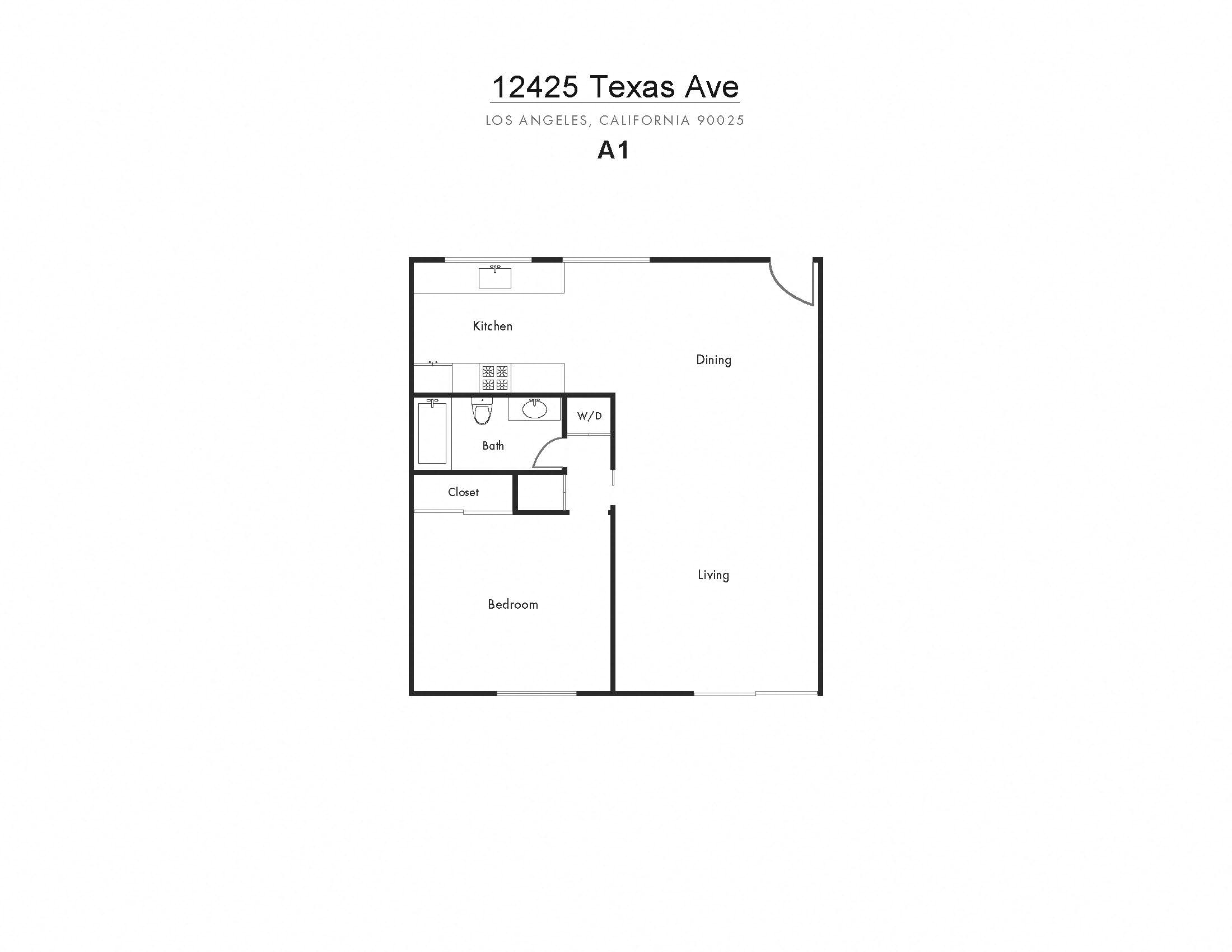 A1 floor plan