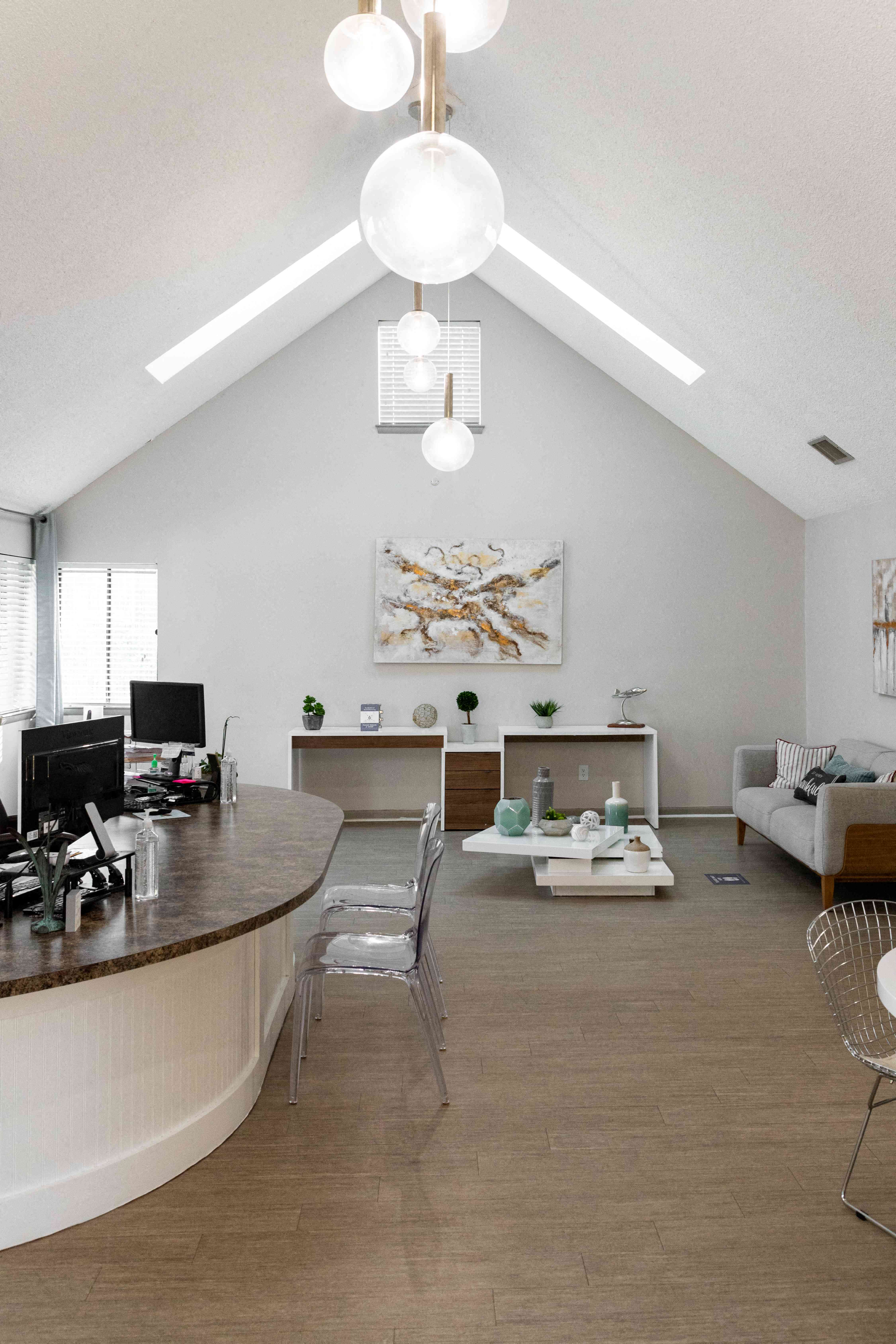 a view of the living room and dining room from the kitchen