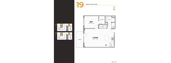 Tier 19 - 1 bed, 1 bath