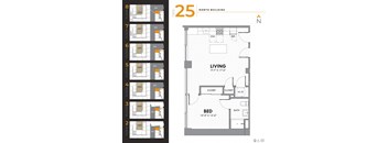 Tier 25 - 1 bed, 1 bath