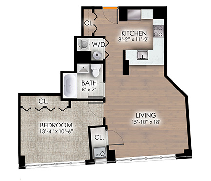 1040 John F Kennedy Boulevard 1-2 Beds Apartment for Rent - Photo Gallery 22