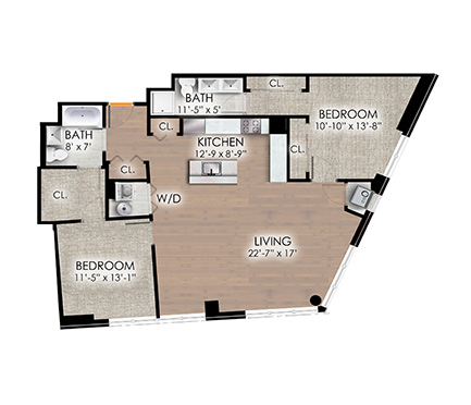 1040 John F Kennedy Boulevard 1-2 Beds Apartment for Rent - Photo Gallery 25