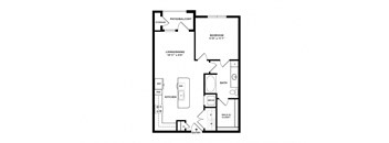 The Canal_3 - apartment floorplan at Windsor Lakeyard District, an apartment community in North Dallas