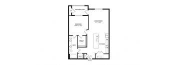 The Harbor 3 - apartment floorplan at Windsor Lakeyard District, an apartment community in North Dallas