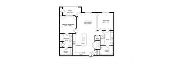 The Lakeyard 3 - apartment floorplan at Windsor Lakeyard District, an apartment community in North Dallas