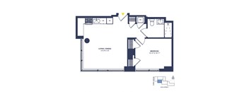 1 Bedroom, 1 Bathroom_B_25