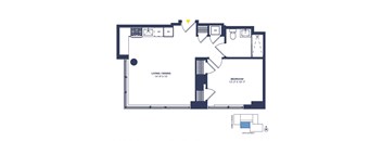 1 Bedroom, 1 Bathroom_B_26-33