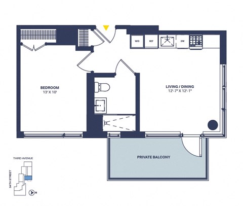 509 Third Avenue Studio-2 Beds Apartment for Rent - Photo Gallery 9