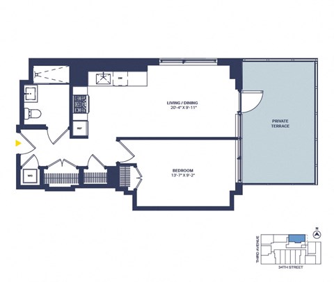 509 Third Avenue Studio-2 Beds Apartment for Rent - Photo Gallery 5