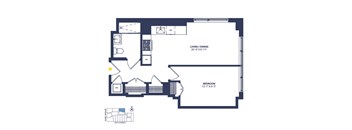 1 Bedroom, 1 Bathroom _P_4-9