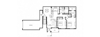 2 Bedroom - 2 Bathroom (Attached Garage)