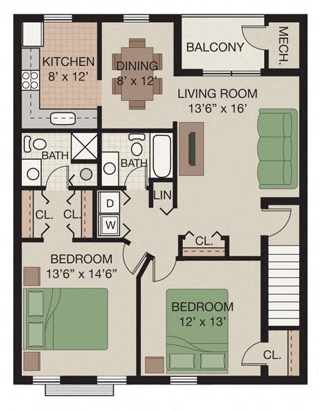 913 South Severgn Drive 1-2 Beds Apartment for Rent - Photo Gallery 34