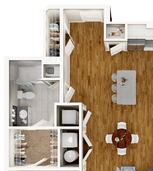 Caravay 2 bed 2 bath