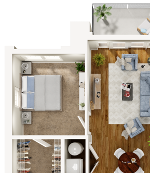 Indigo 1 bed 1 bath