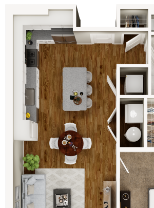 Wexford 1 bed 1 bath