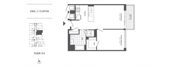 a floor plan of a bedroom apartment