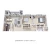 2 Bedroom 1.5 Bath