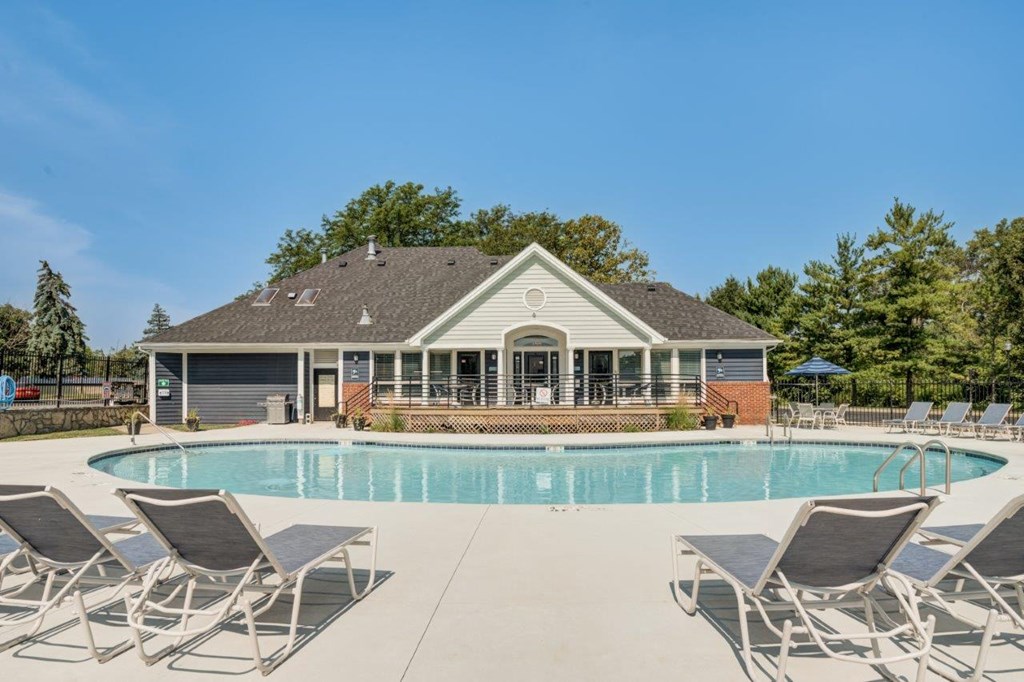 the swimming pool at our apartments
