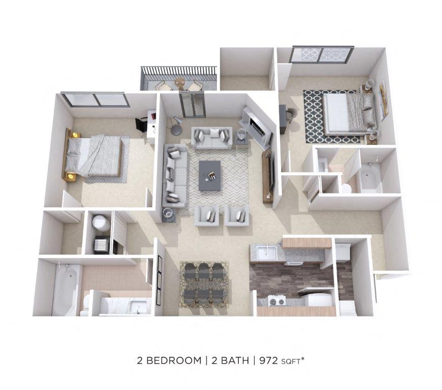 2480 Foxhill Drive Studio-3 Beds Apartment for Rent - Photo Gallery 44