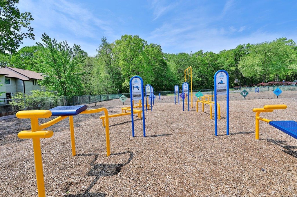 our playground is equipped with a variety of equipment for children to play