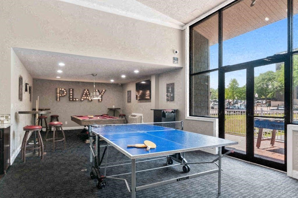 play a game of ping pong with your friends in our games room