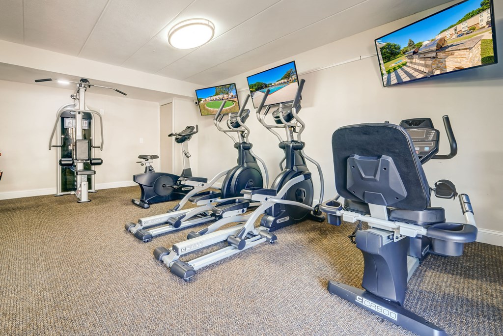 our gym is equipped with state of the art equipment including cardio machines and weights