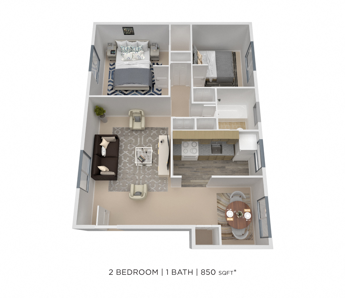 1000 Central Ave 1-3 Beds Apartment for Rent - Photo Gallery 22