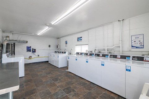 a kitchen with a bunch of machines in it