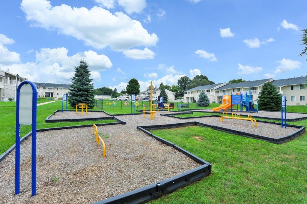 our apartments have a playground for your kids to play